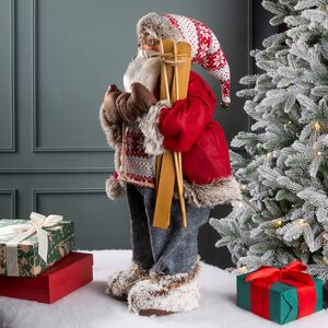 Фигура под елку Санта из сказочного Тронхейма 60 см Kaemingk фото 5