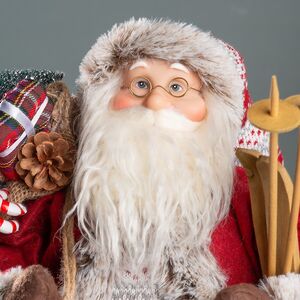 Фигура под елку Санта из сказочного Тронхейма 45 см Kaemingk фото 2