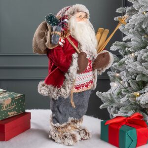 Фигура под елку Санта из сказочного Тронхейма 45 см Kaemingk фото 5