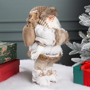 Декоративная фигура Санта-Клаус - Кудесник из снежной Лапландии 30 см Kaemingk фото 5