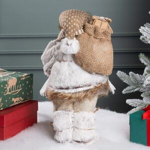 Декоративная фигура Санта-Клаус - Кудесник из снежной Лапландии 30 см Kaemingk фото 3