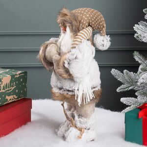 Декоративная фигура Санта-Клаус - Кудесник из снежной Лапландии 30 см Kaemingk фото 7