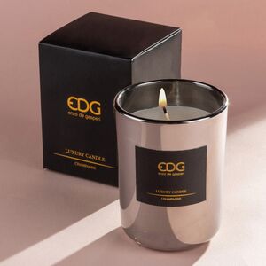 Ароматическая свеча в стакане Gasperi de Luxe: Champagne 11 см