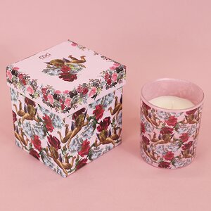 Новогодняя аромасвеча в музыкальной коробке Crystall Georgette - Coconut&Berries 9 см, 40 часов горения EDG фото 2