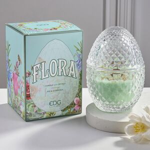 Ароматическая свеча Флора: Инжир и Гардения 12 см, 20 часов горения