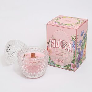 Ароматическая свеча Flora - Moroccan Rose 12 см, 20 часов горения