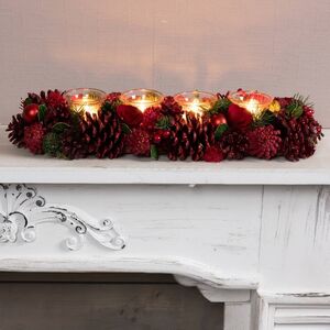 Подсвечник из шишек Rouge Pine 45 см