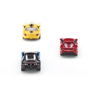 Набор машинок Porsche, Bugatti, Mercedes-Benz, 3 шт, 1:55 SIKU фото 4