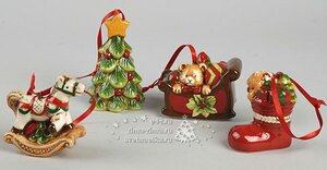 Елочная игрушка "Рождественская подвеска", 15*15*6 см, 4 шт, подвеска Kaemingk фото 1