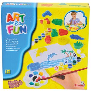 Набор для рисования с фигурными губками Simba (Симба) фото 1