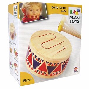 Детский деревянный барабан 16 см Plan Toys фото 4