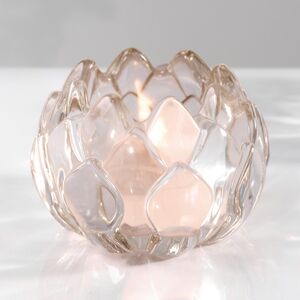 Стеклянный подсвечник для чайной свечи Артишок - Balcombe 8 см Kaemingk фото 5