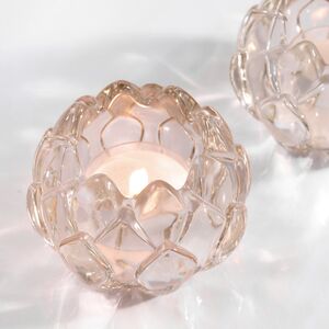 Стеклянный подсвечник для чайной свечи Артишок - Balcombe 8 см Kaemingk фото 2