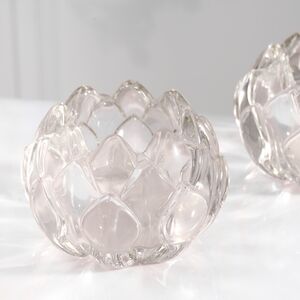 Стеклянный подсвечник для чайной свечи Артишок - Balcombe 8 см Kaemingk фото 4