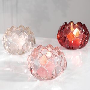 Стеклянный подсвечник для чайной свечи Артишок - Balcombe 8 см Kaemingk фото 3