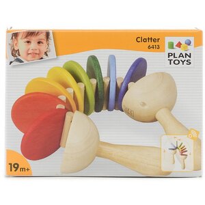 Детская деревянная трещотка 34 см Plan Toys фото 4