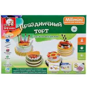 Набор для лепки Праздничный торт S+S Toys (С+С Тойс) фото 1