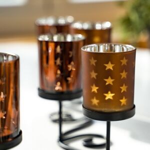 Подсвечник Завиток на 2 свечи, 38*15 см, темное золото Kaemingk фото 2