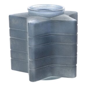 Стеклянный подсвечник Blue Frosty 23 см