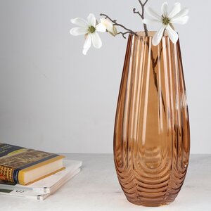 Стеклянная ваза Naples Sunset 35 см Kaemingk фото 3
