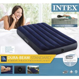 Надувной матрас Classic Downy 99*191*25 см INTEX фото 4