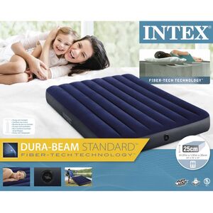 Надувной матрас Classic Downy 137*191*25 см INTEX фото 4