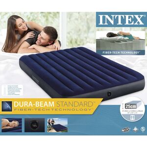 Надувной матрас Classic Downy 152*203*25 см INTEX фото 4