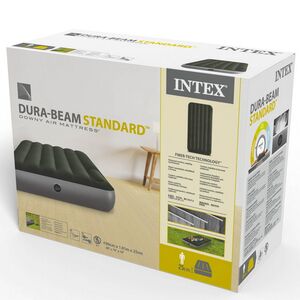 Надувной матрас Downy 99*191*25 см, со встроенным ножным насосом INTEX фото 7