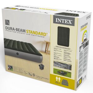 Надувной матрас с насосом Prestige Downy 137*191*25 см INTEX фото 6