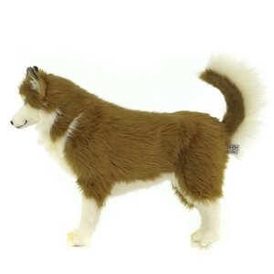 Мягкая игрушка собака Хаски коричневая 50 см Hansa Creation фото 5