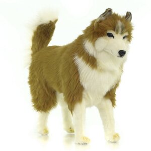 Мягкая игрушка собака Хаски коричневая 50 см Hansa Creation фото 3