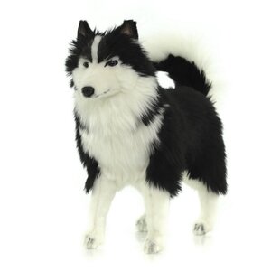 Мягкая игрушка Собака Хаски черно-белая 56 см Hansa Creation фото 3