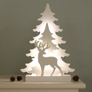 Новогодний светильник Magically Wood: Волшебный олень 41 см, 15 теплых белых LED ламп, на батарейках Star Trading (Стар Трэйдинг) фото 6