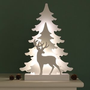 Новогодний светильник Magically Wood: Волшебный олень 41 см, 15 теплых белых LED ламп, на батарейках Star Trading (Стар Трэйдинг) фото 1