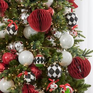 Елочные шары Scacchi Magici 8 см, стекло, 12 шт EDG фото 2