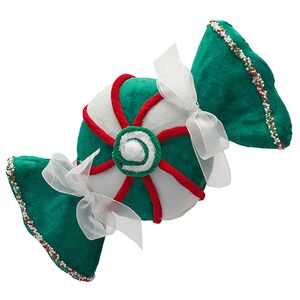 Елочная игрушка Конфета - Lime Regis 29 см зеленая