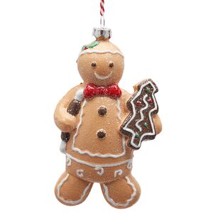 Елочная игрушка Пряничный человечек - Dunwich 12 см