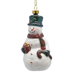 Елочная игрушка Снеговик - Лаймпли Сток 12 см