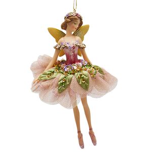 Елочная игрушка Балерина Амели - Fairy Garden 16 см