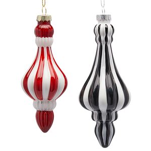 Елочные игрушки Scacchi Magici 14 см, стекло, 12 шт