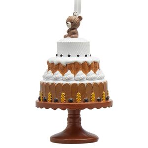 Елочная игрушка Торт - Gentle Chocolate 12 см