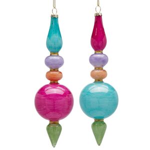 Елочные игрушки Piccolo 20 см, стекло, 12 шт EDG фото 1