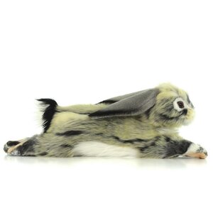 Мягкая игрушка Заяц вислоухий серый 40 см