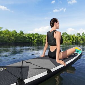 Надувной сап борд SUP Aqua Wander Travel 305*84 см с аксессуарами Bestway фото 6