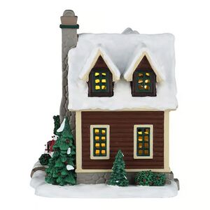 Композиция Уютная лесная хижина 22*16 см, подсветка Lemax (Лемакс) фото 3