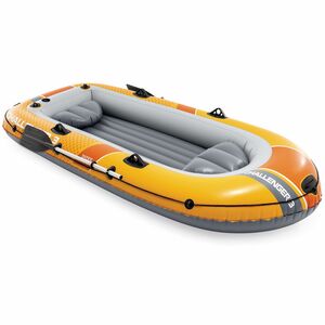 Надувная лодка Challenger (Челленджер) трехместная 295*137*43 см + насос и весла INTEX (Интекс) фото 9