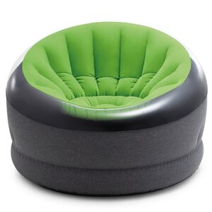 Надувное кресло Empire Chair 112*109*69 см зелёное INTEX фото 3