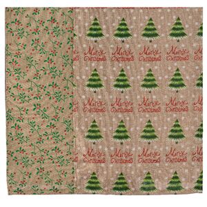 Новогодняя скатерть Веселое Рождество 80*80 см Kaemingk фото 3