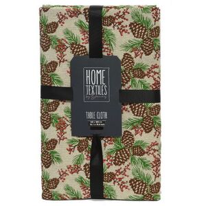 Новогодняя скатерть Аригано: Хвойный Лес 180*140 см Kaemingk фото 3