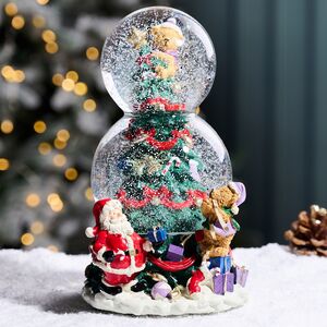 Снежный шар Пушистая елка - Fascino Misterioso 21 см